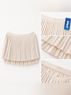 NWT- Prince Cream Bubble Mini Skirt